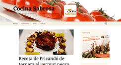 Desktop Screenshot of cocinasabrosa.es